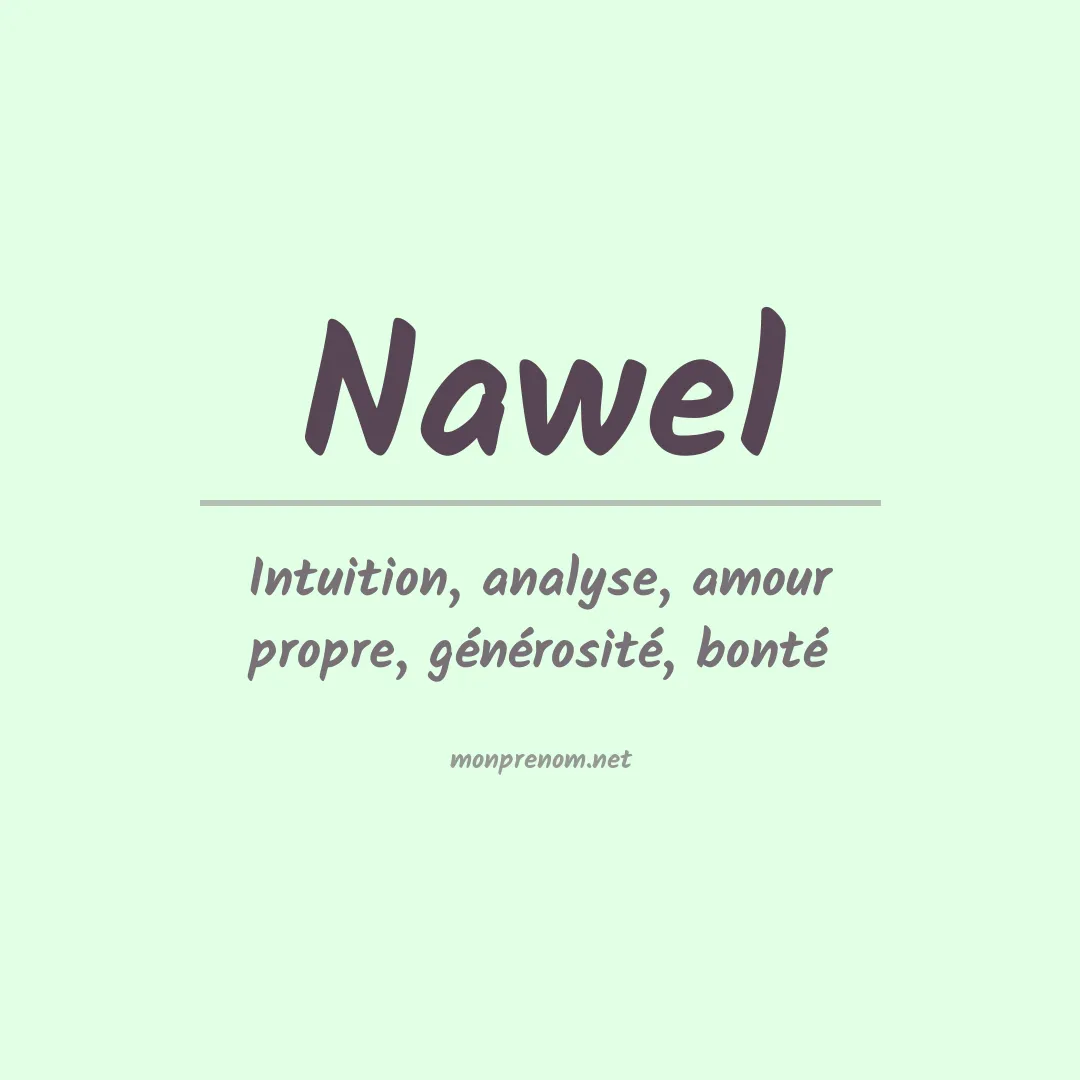 Prénom Nawel
