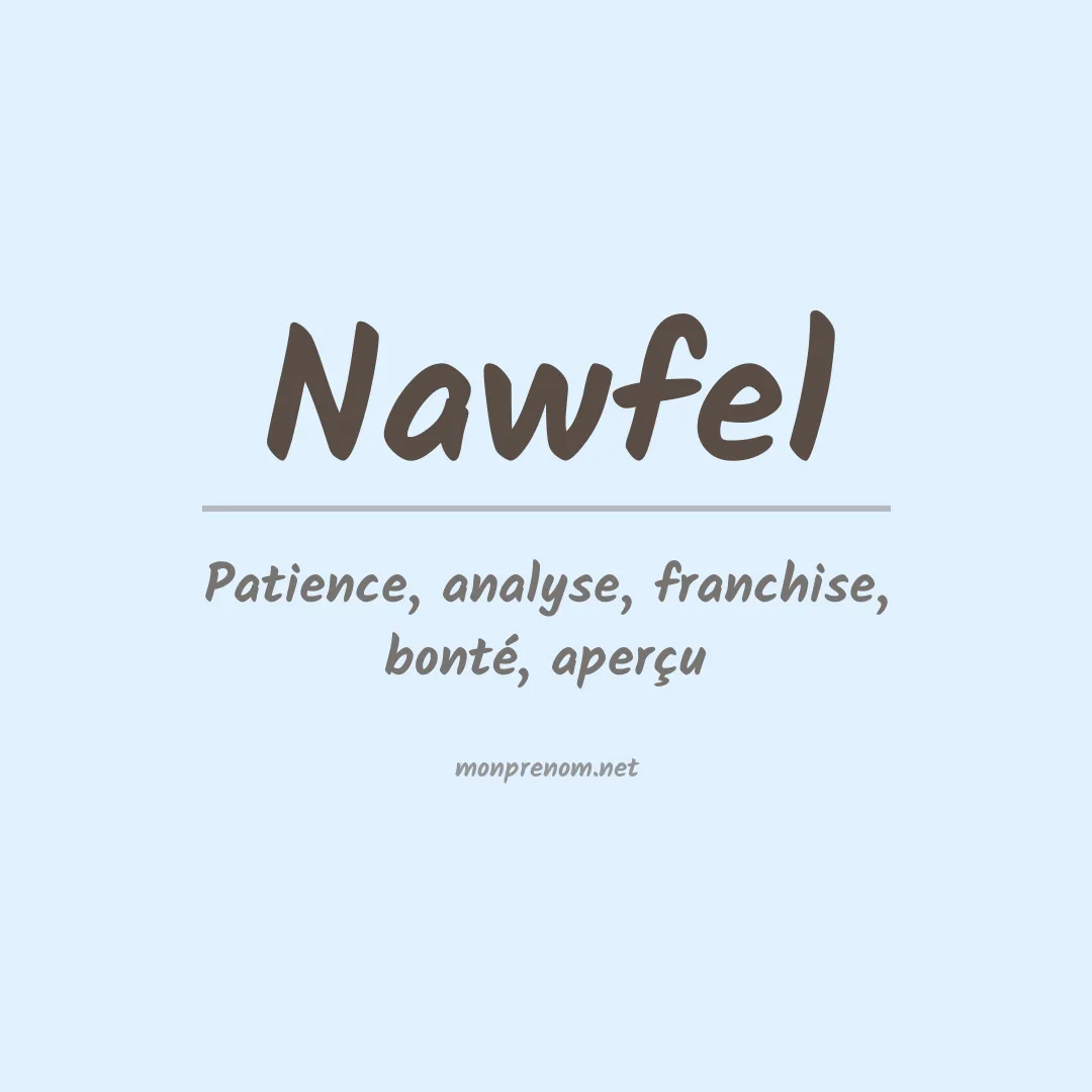 Prénom Nawfel