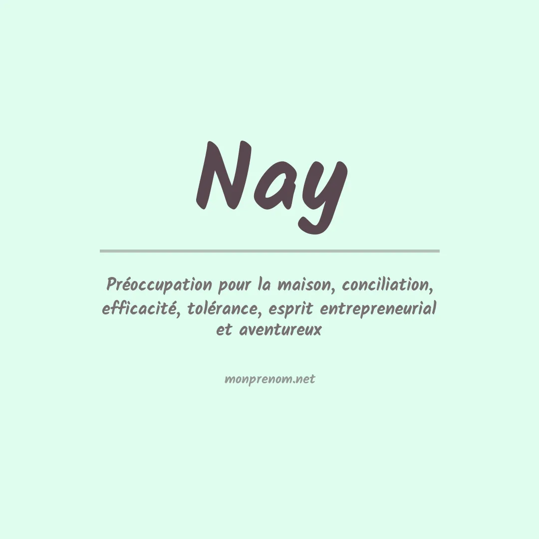 Prénom Nay