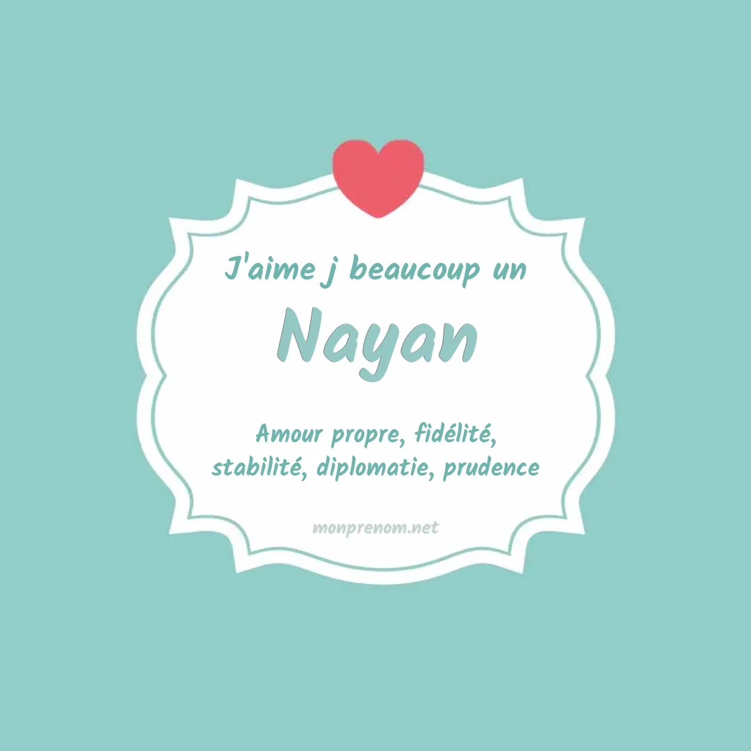 J'aime beaucoup Nayan