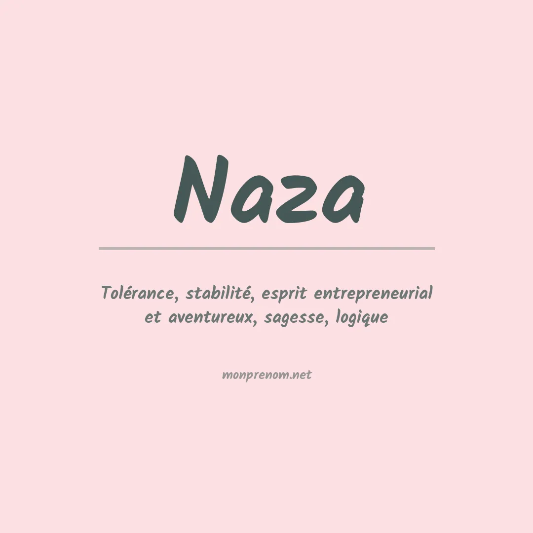Prénom Naza