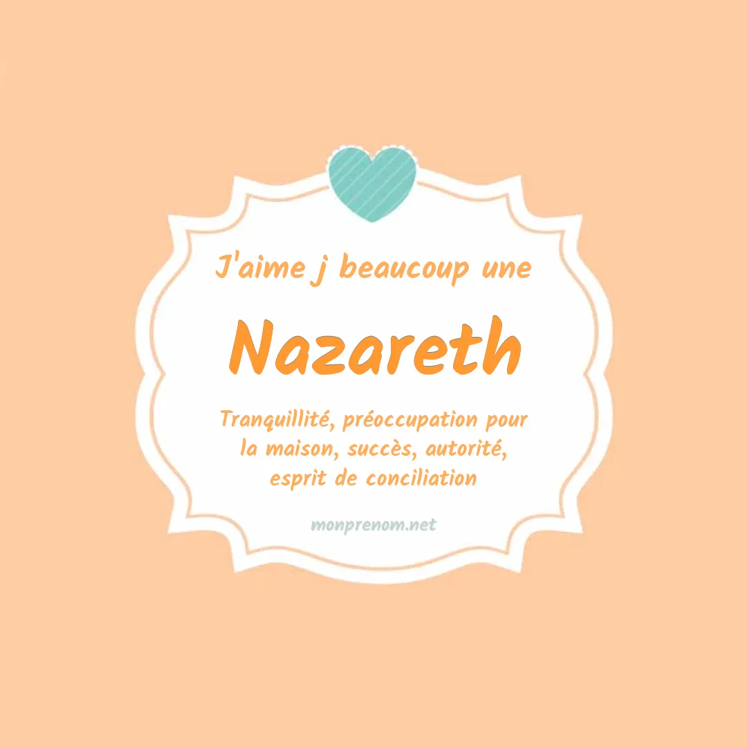 J'aime beaucoup Nazareth