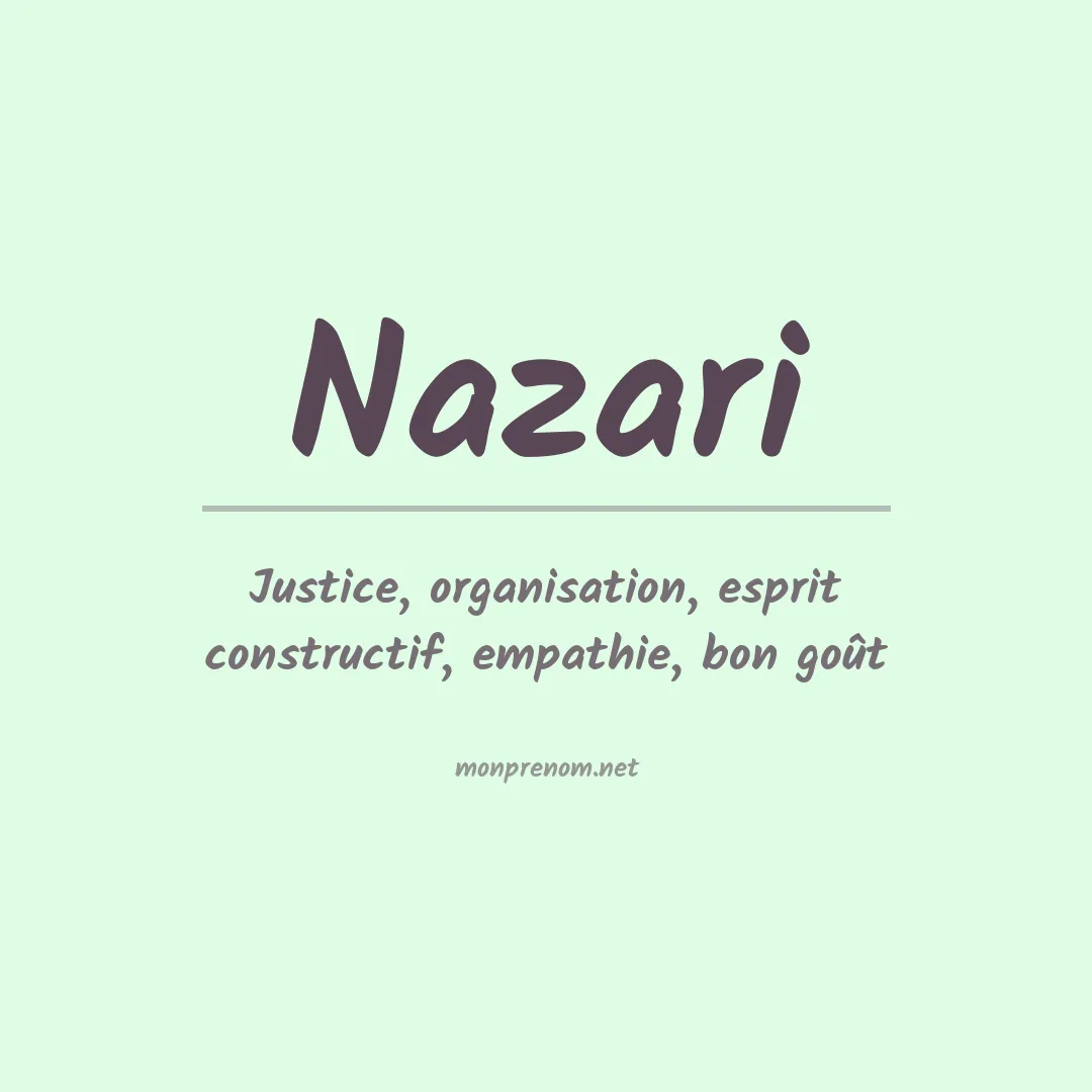 Prénom Nazari