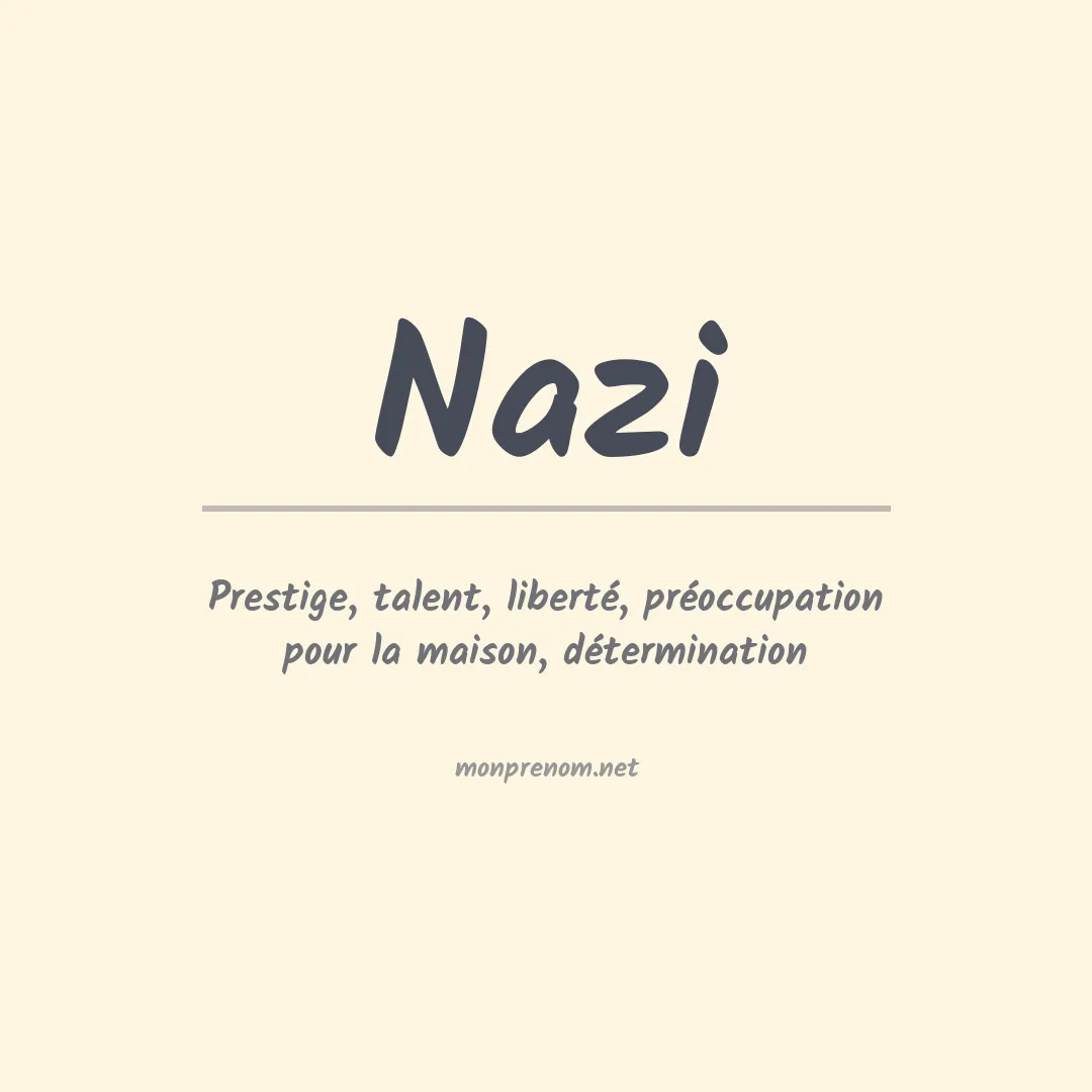 Prénom Nazi