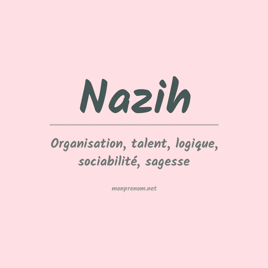 Prénom Nazih