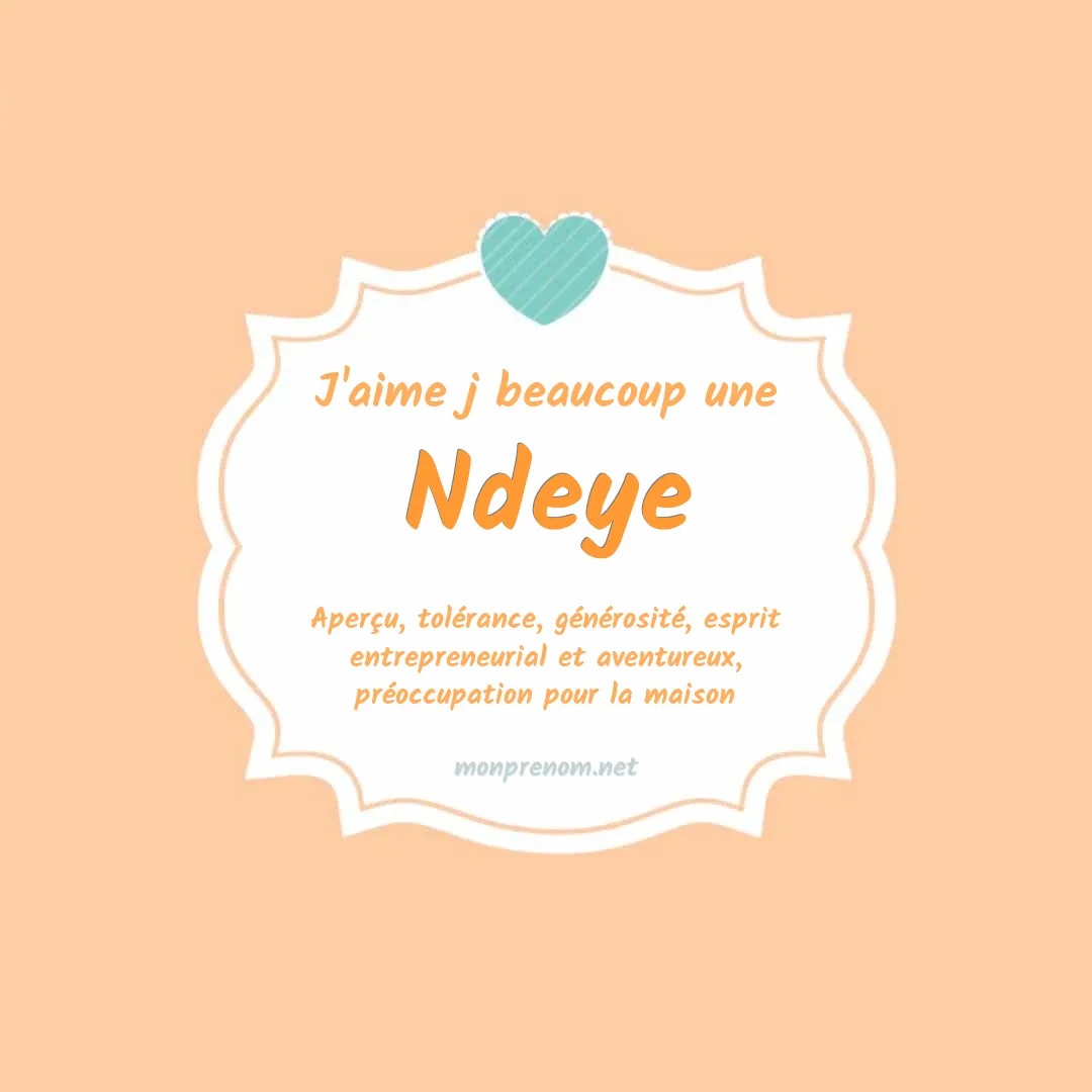 J'aime beaucoup Ndeye