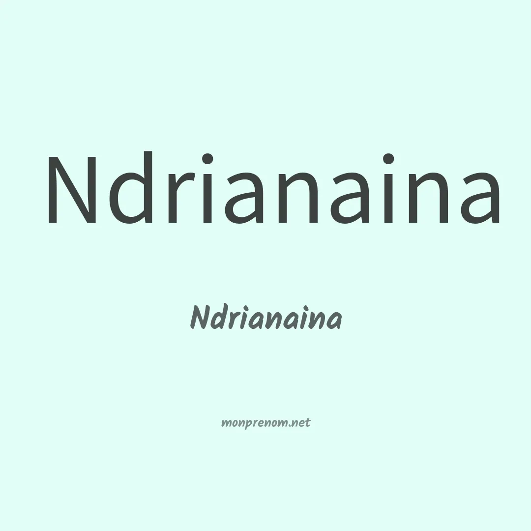 Ndrianaina en chinois