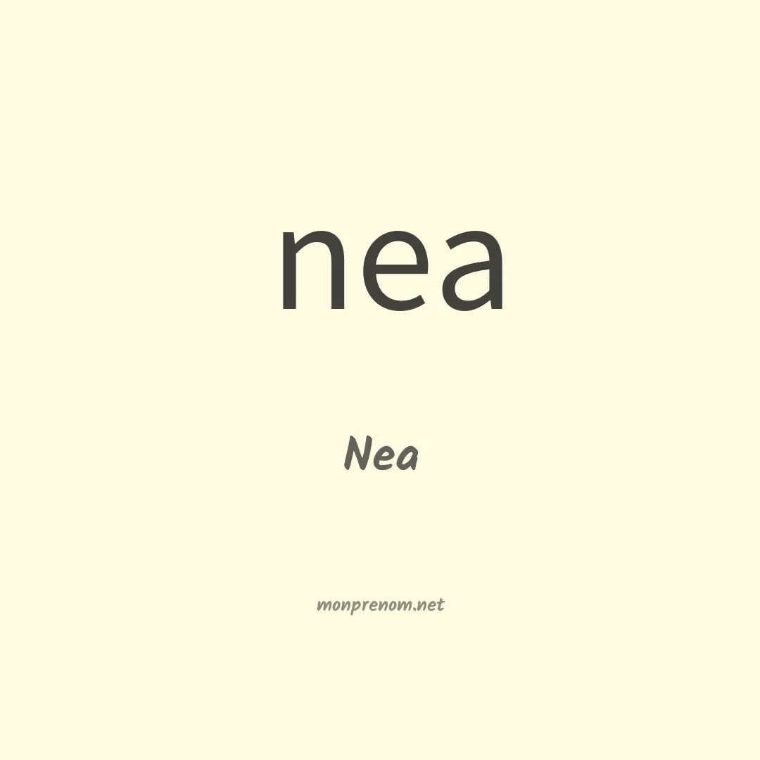 Nea en chinois