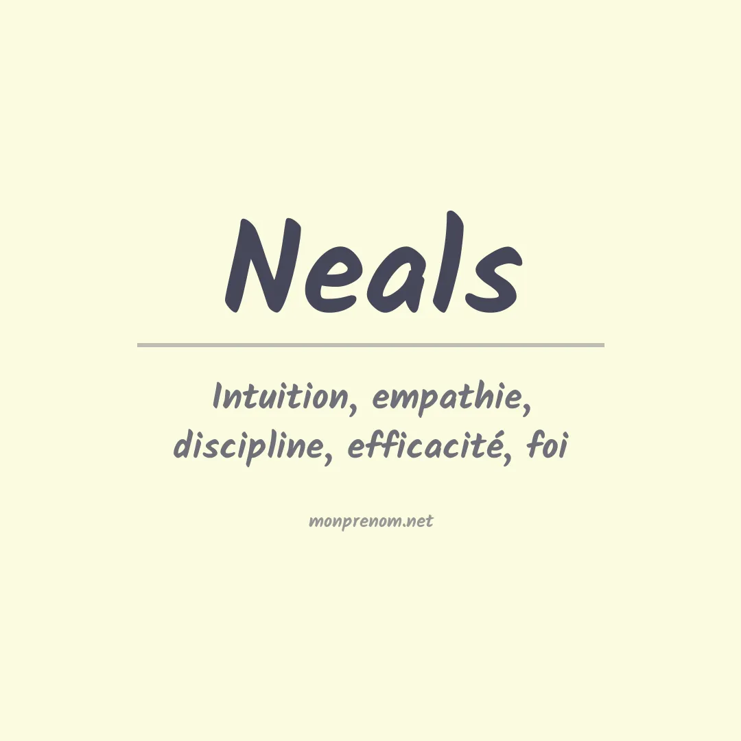 Prénom Neals