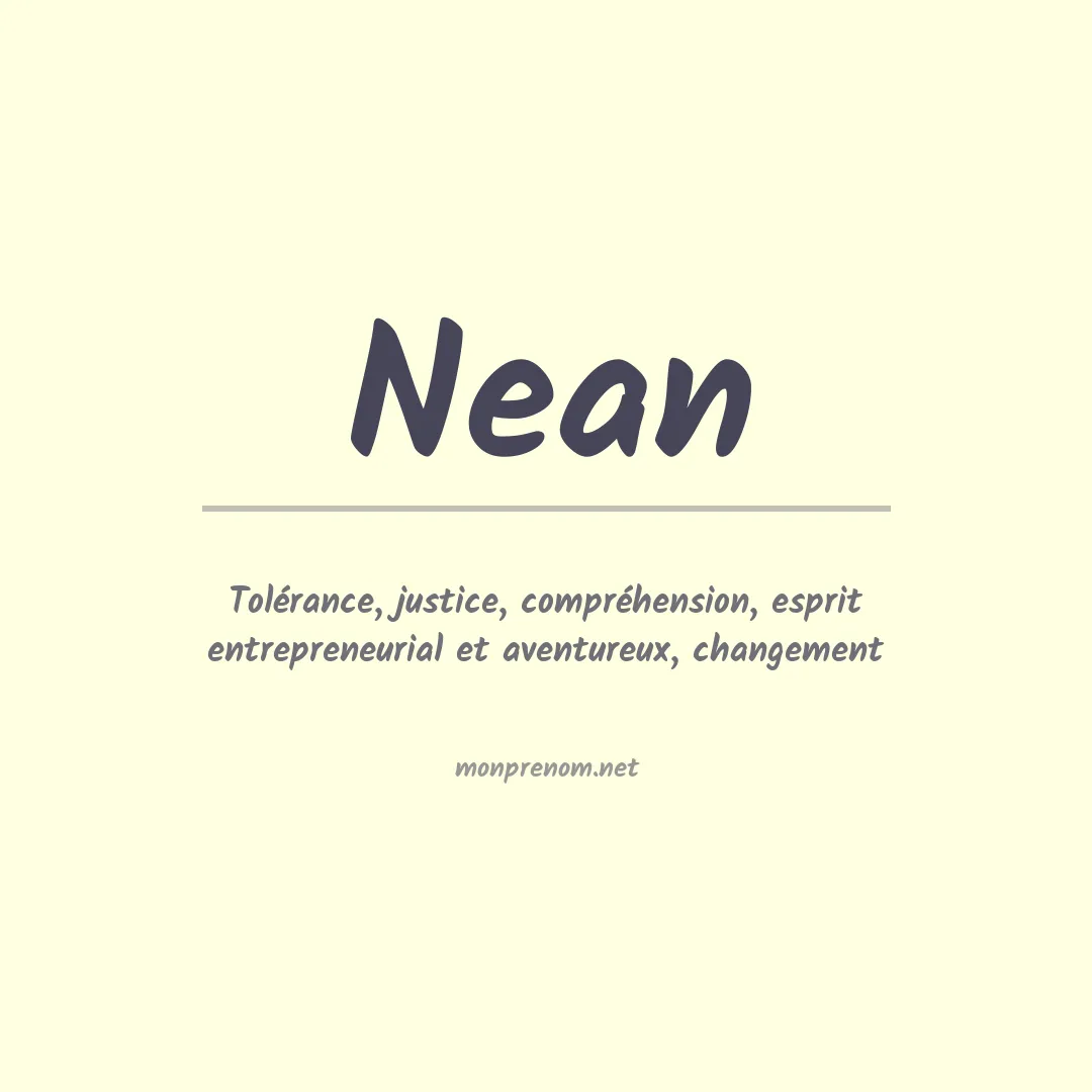 Prénom Nean