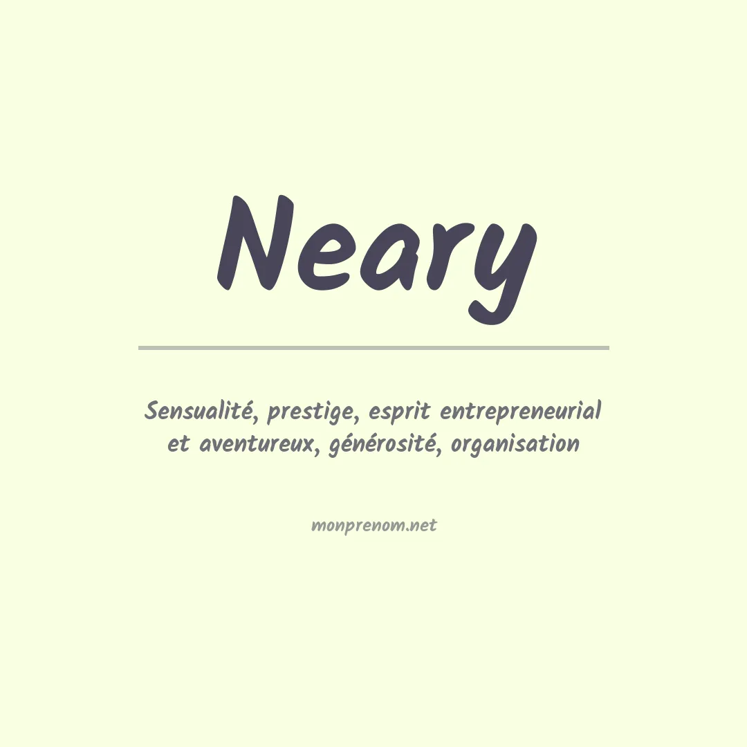 Prénom Neary