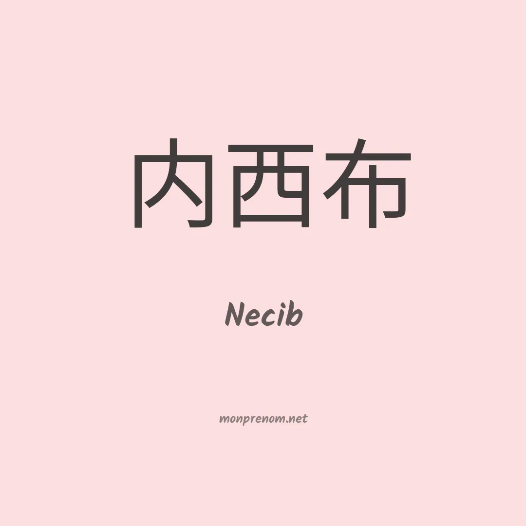Necib en chinois