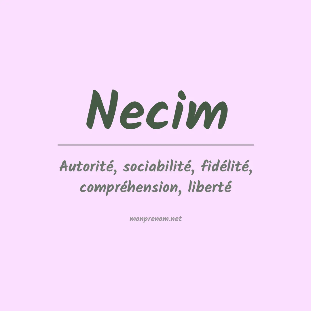Prénom Necim