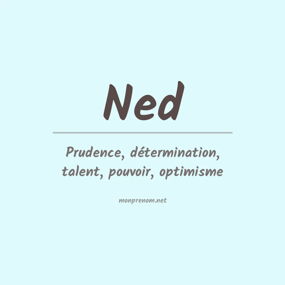 Prénom Ned