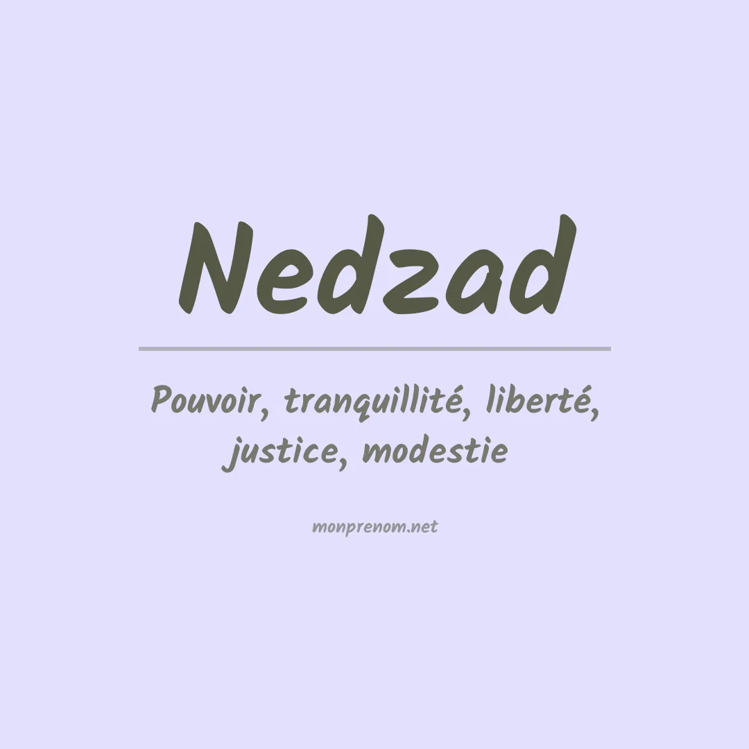 Prénom Nedzad
