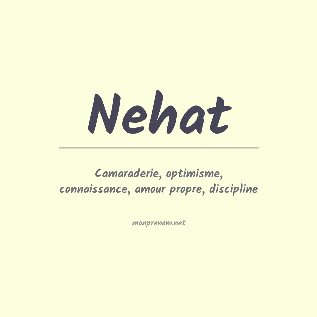 Prénom Nehat