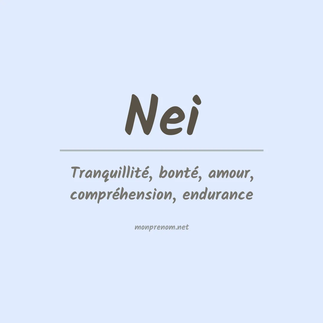 Prénom Nei