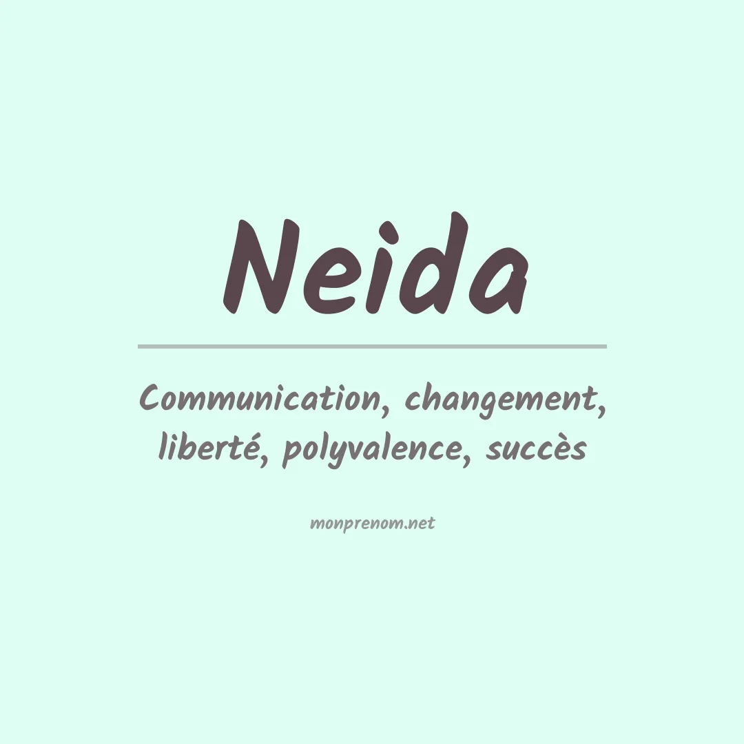 Prénom Neida