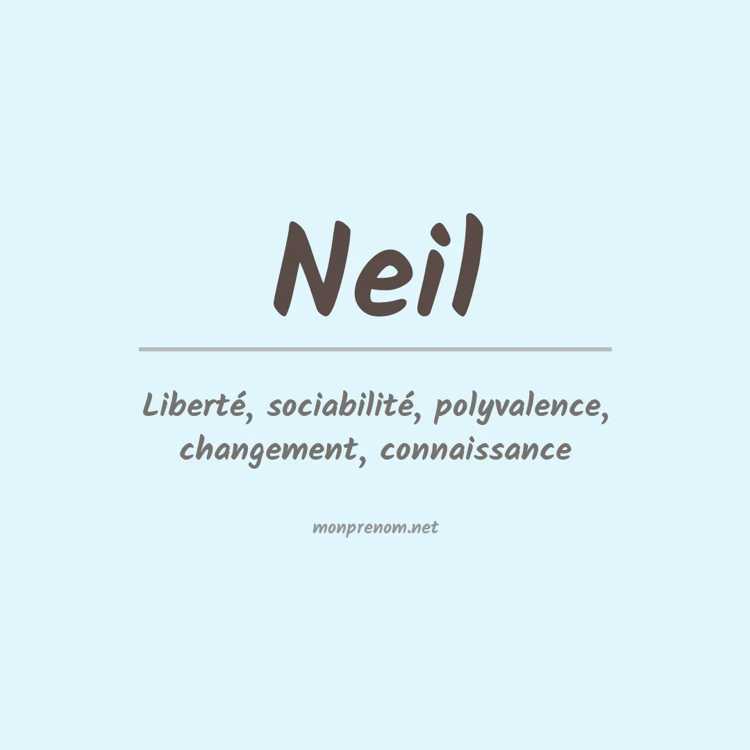 Prénom Neil