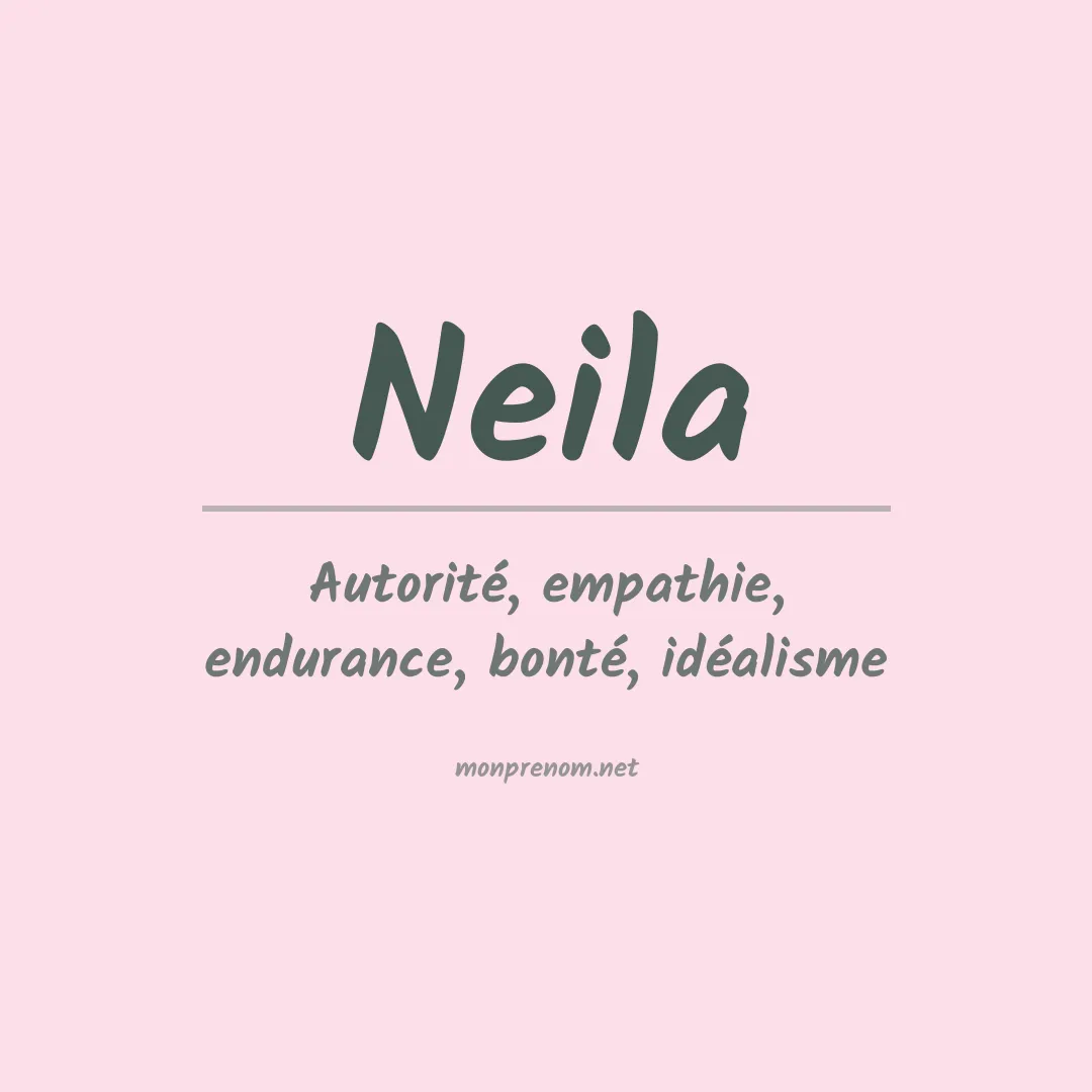 Signification du prénom Neila
