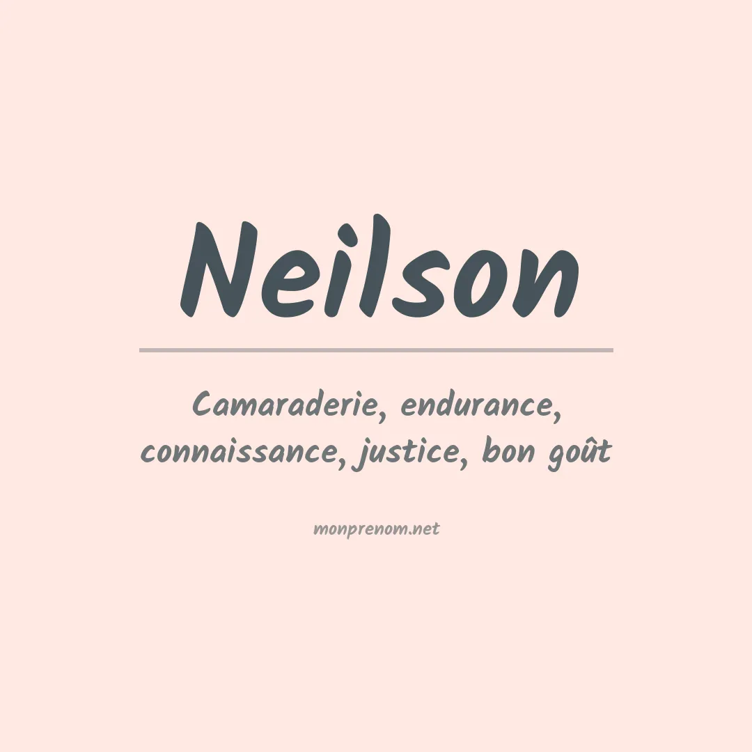 Prénom Neilson