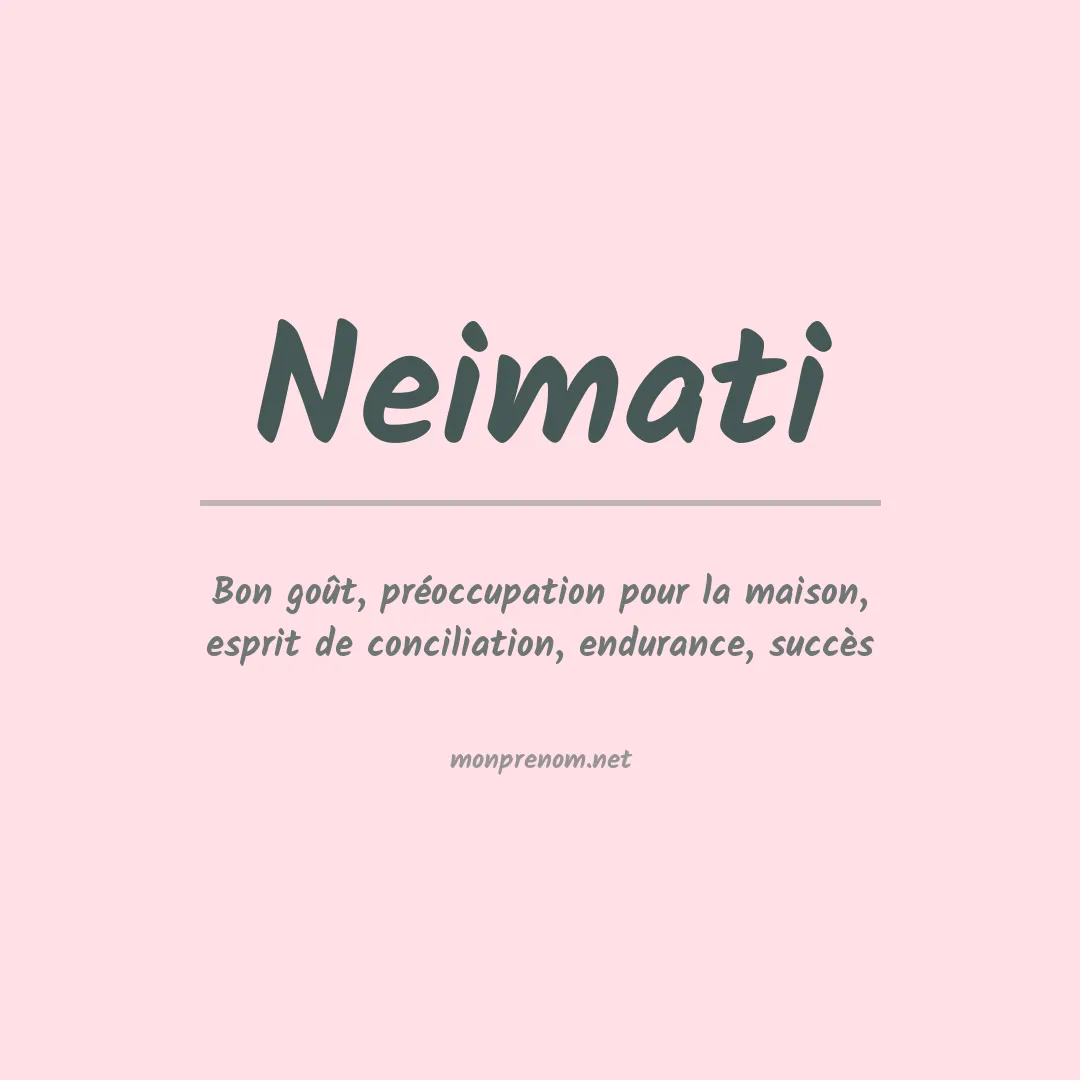 Prénom Neimati