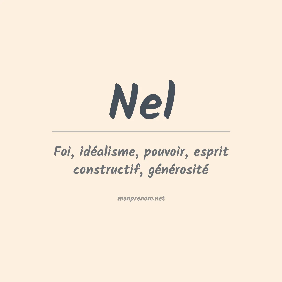 Prénom Nel