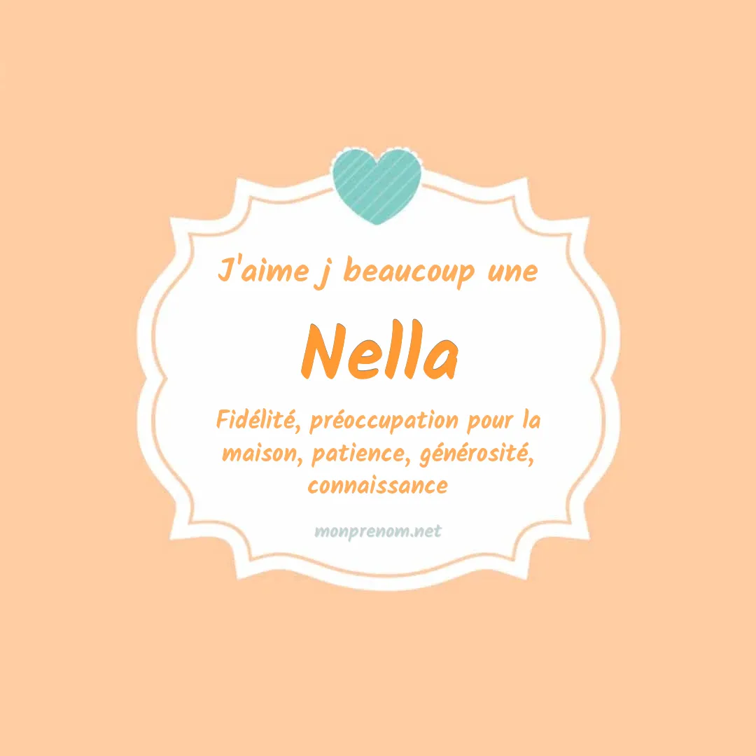 J'aime beaucoup Nella