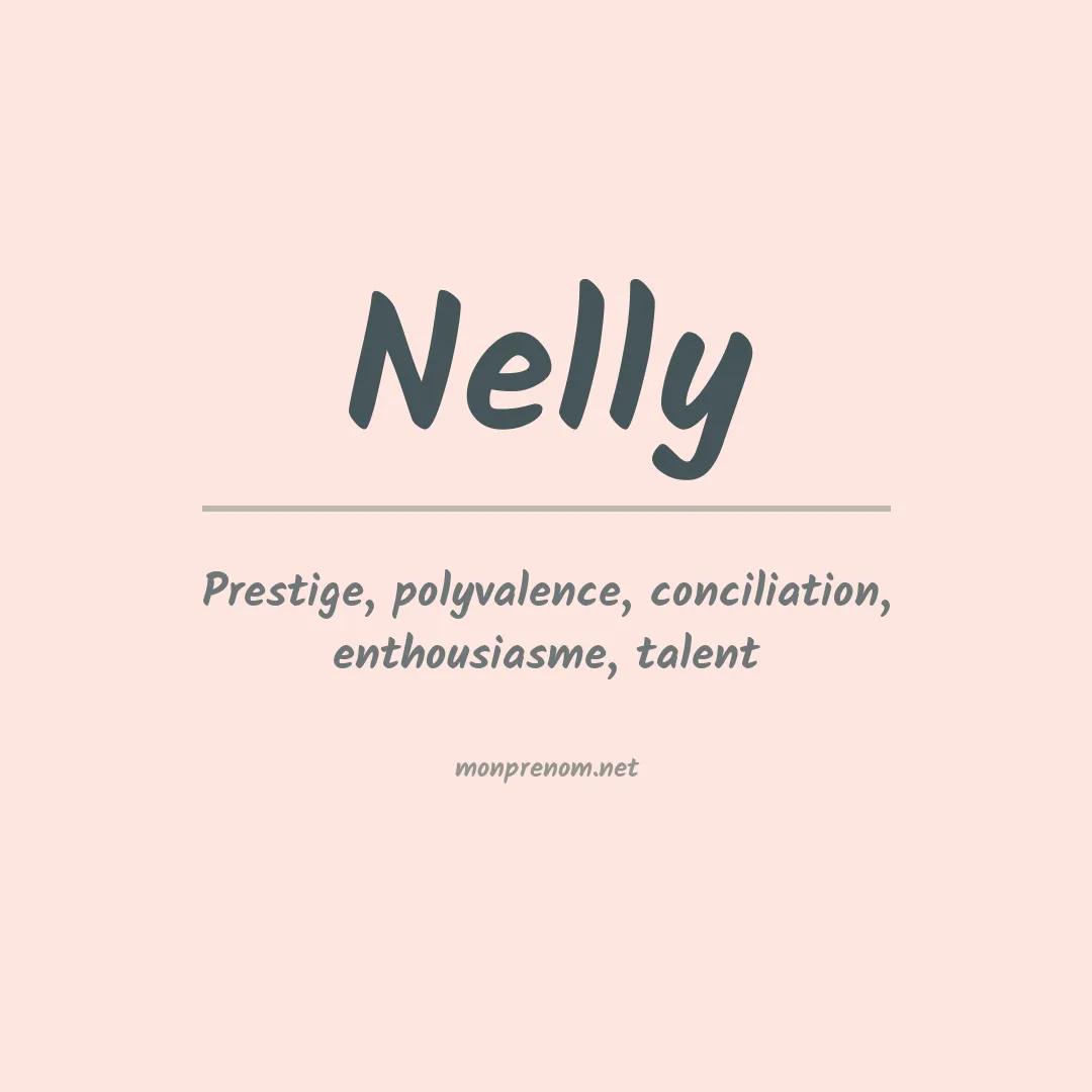 Prénom Nelly