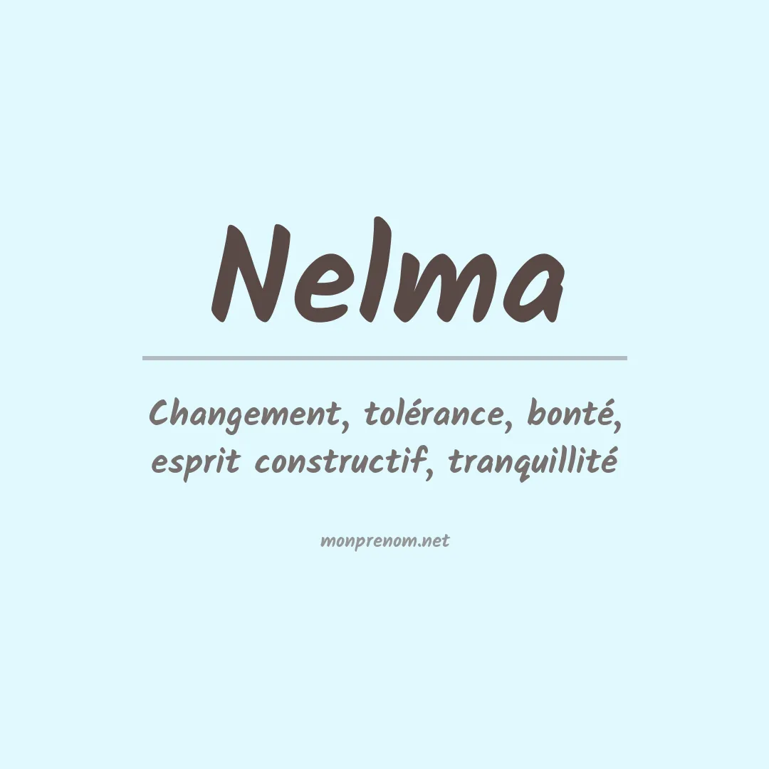 Prénom Nelma