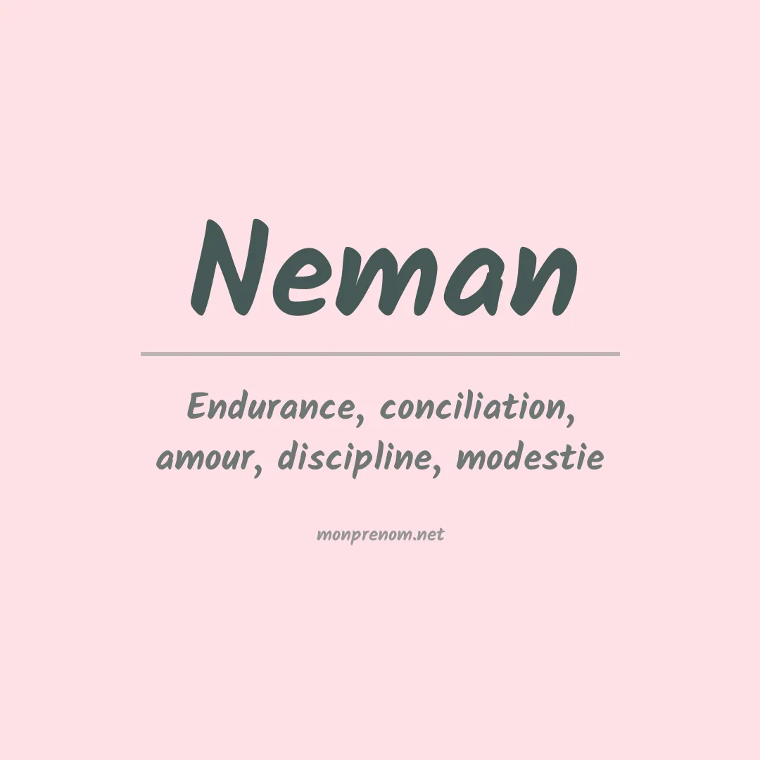 Prénom Neman