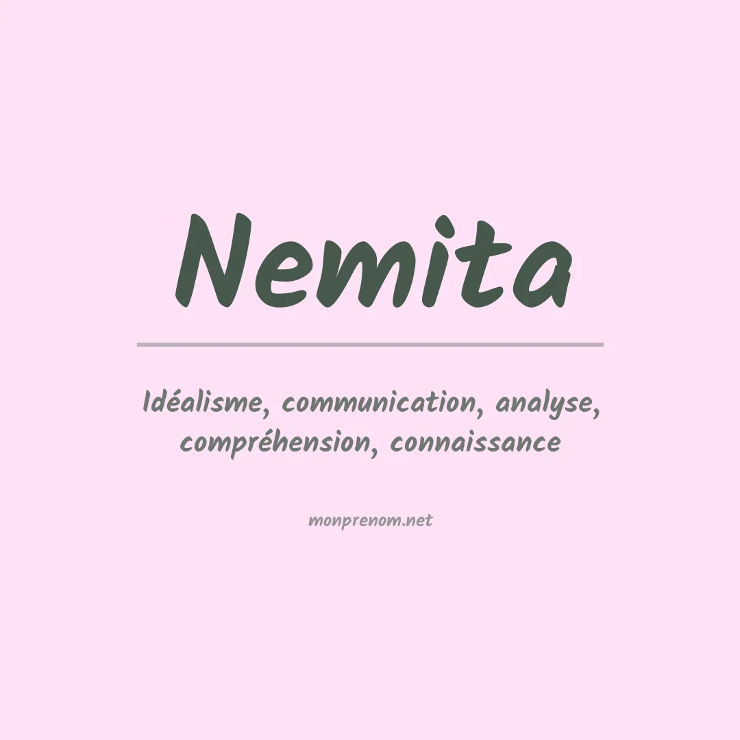 Signification du prénom Nemita