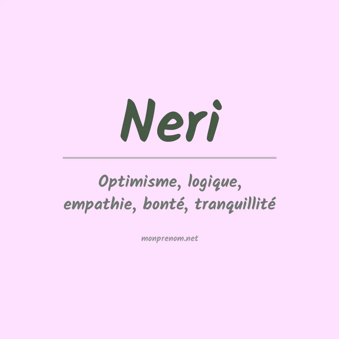 Prénom Neri