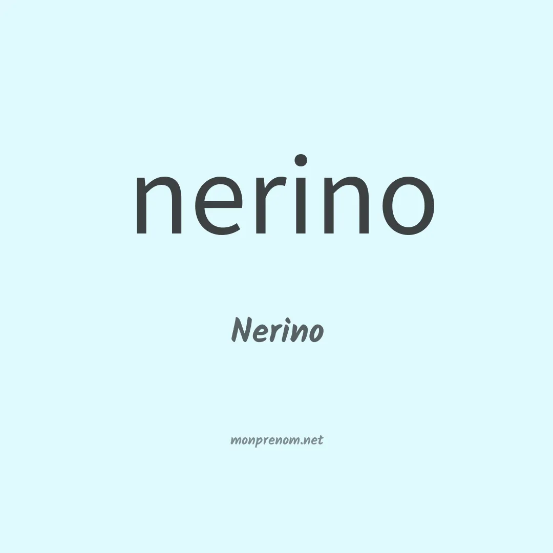 Nerino en chinois
