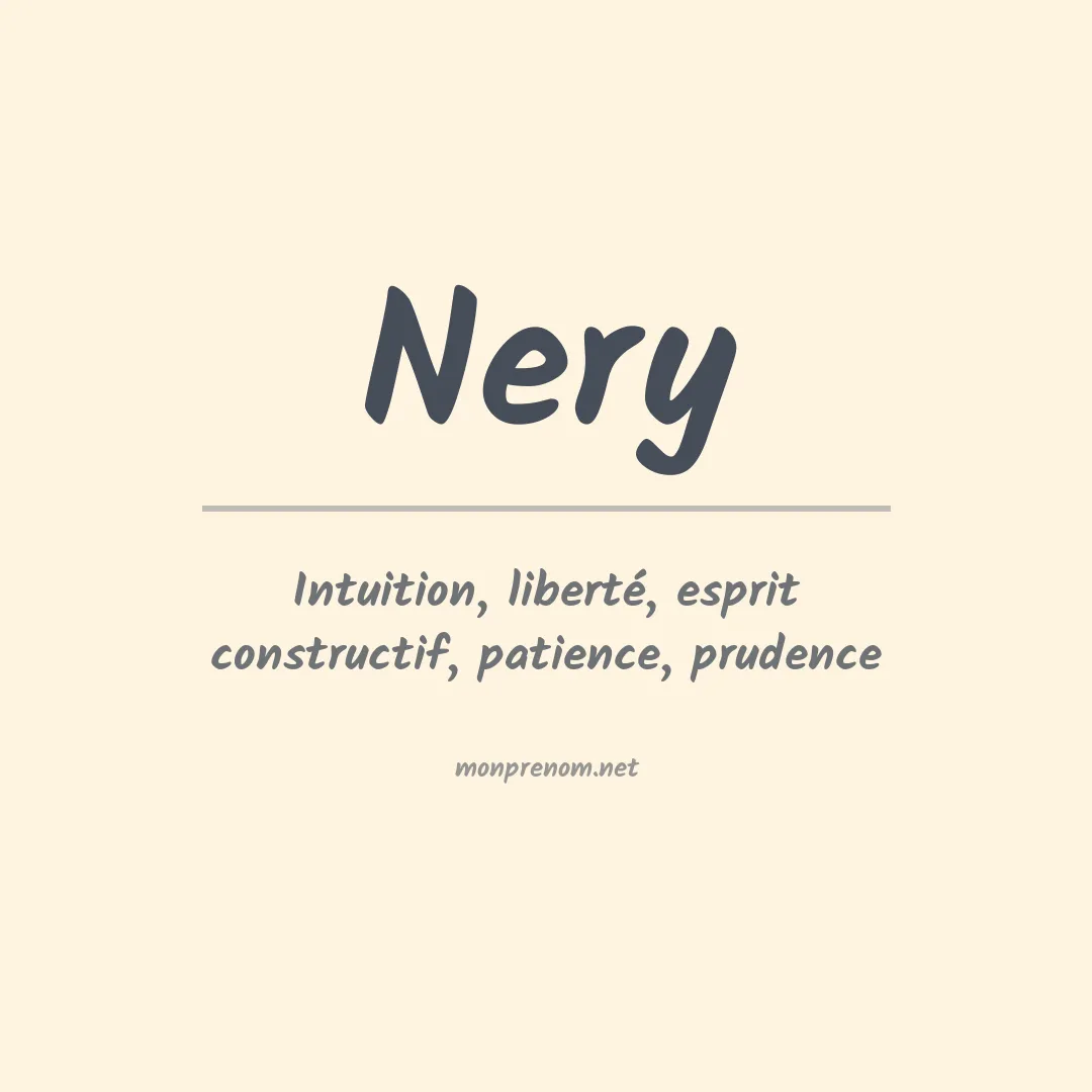Prénom Nery