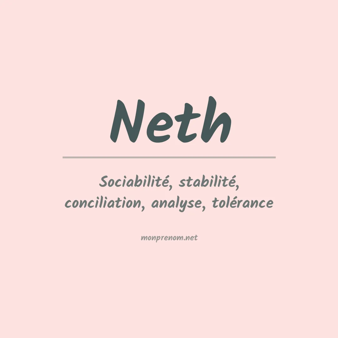 Prénom Neth