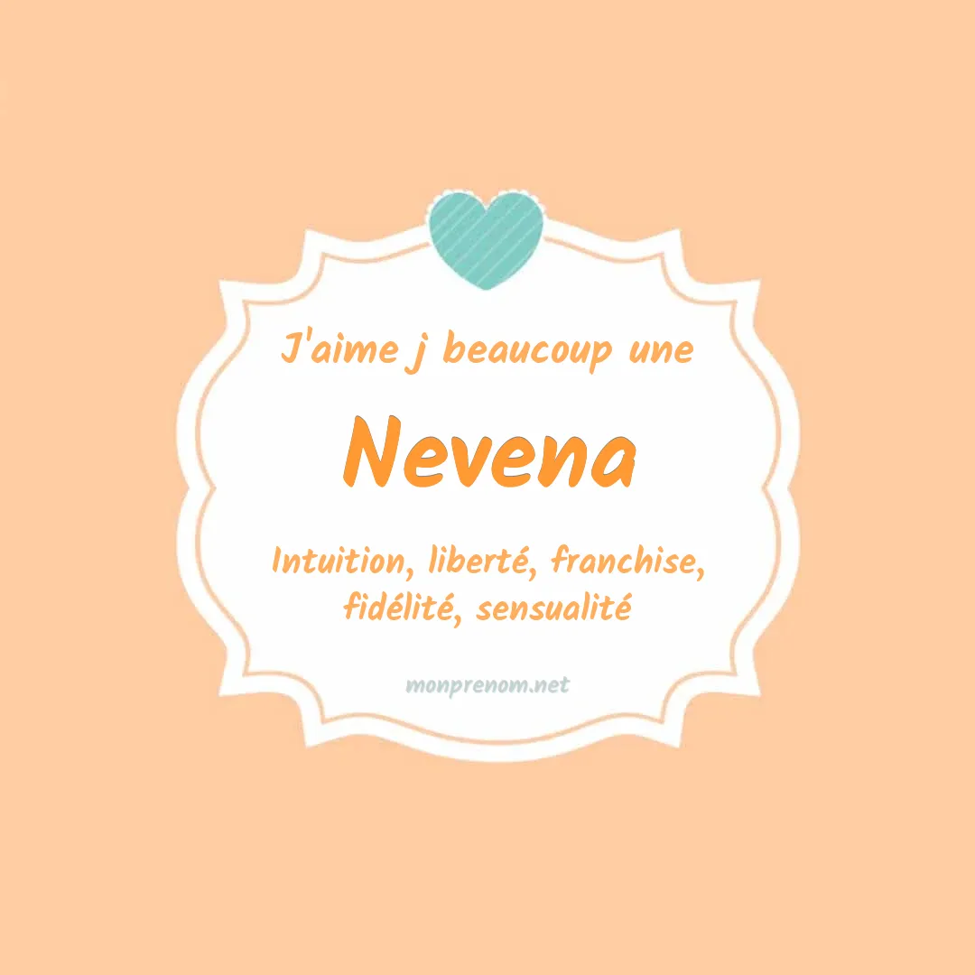 J'aime beaucoup Nevena