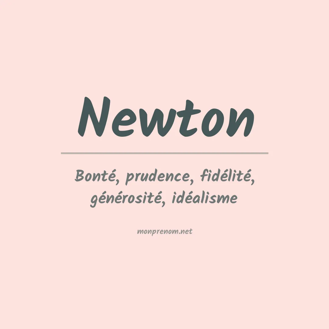 Prénom Newton