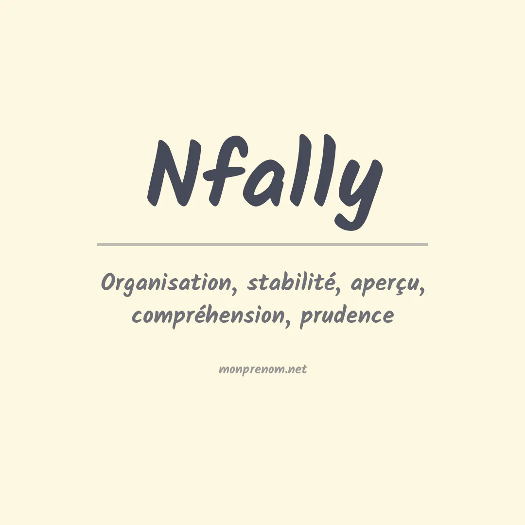 Prénom Nfally