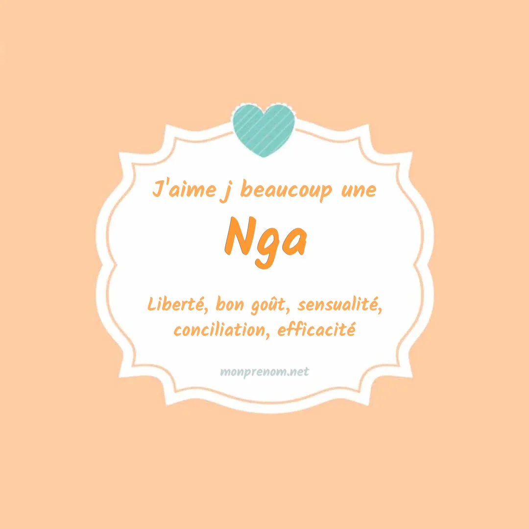 J'aime beaucoup Nga