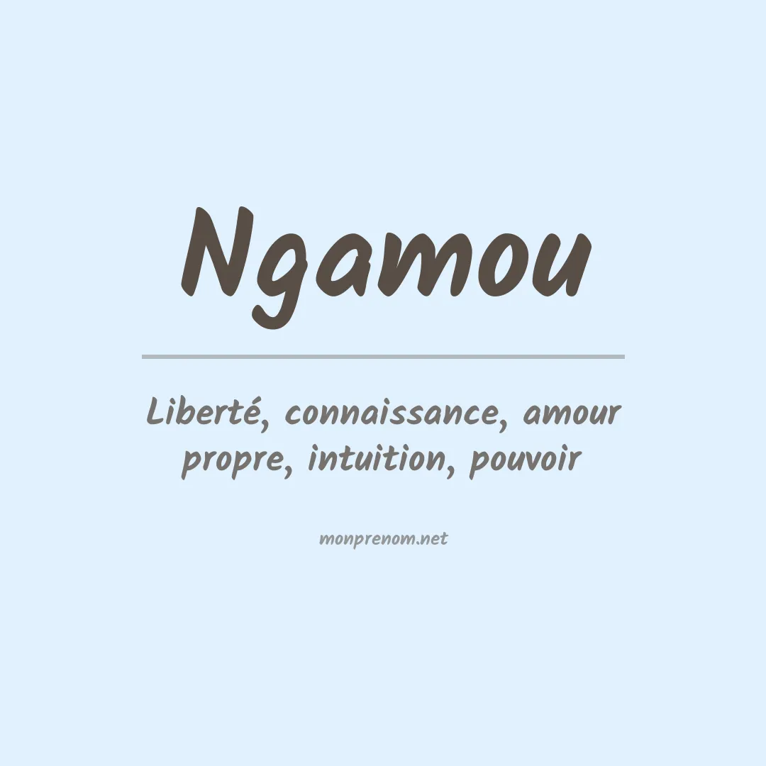 Prénom Ngamou