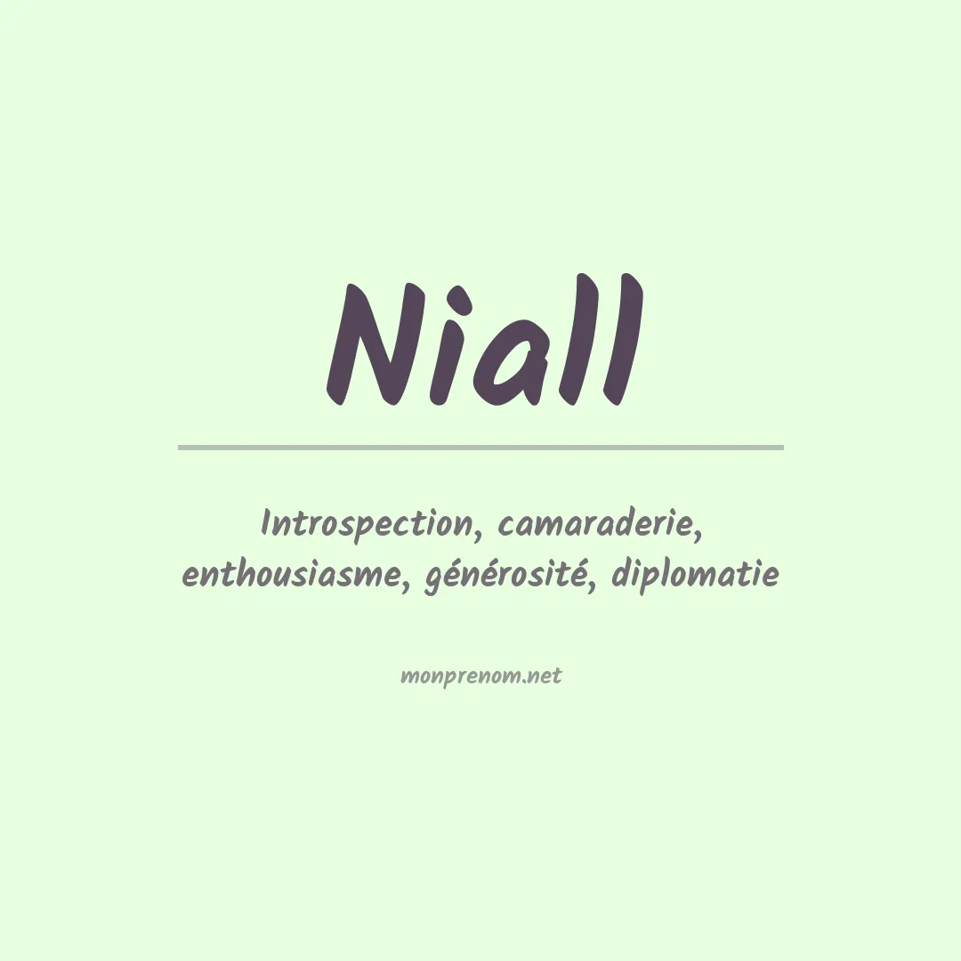 Signification du prénom Niall