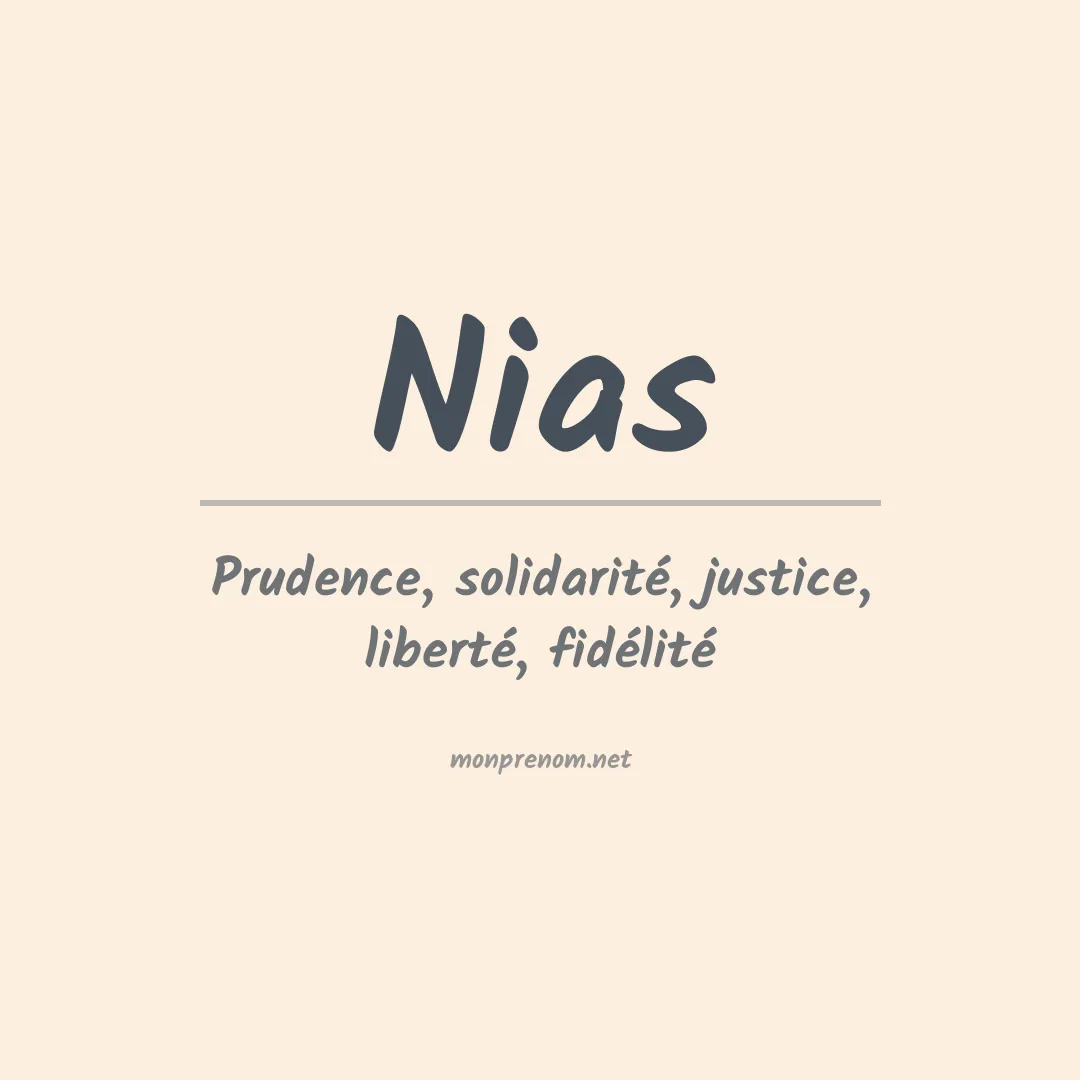 Prénom Nias