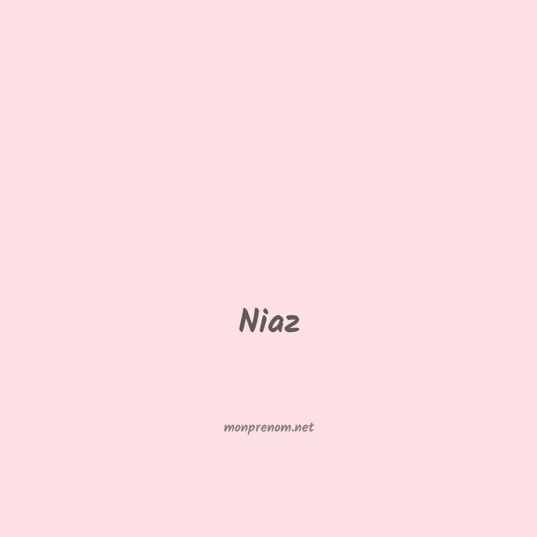 Niaz en chinois