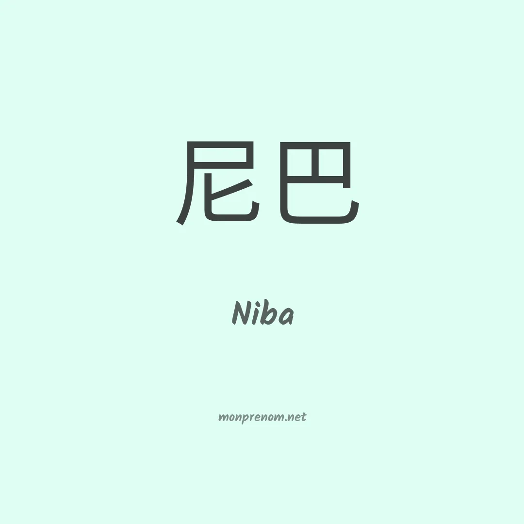 Niba en chinois