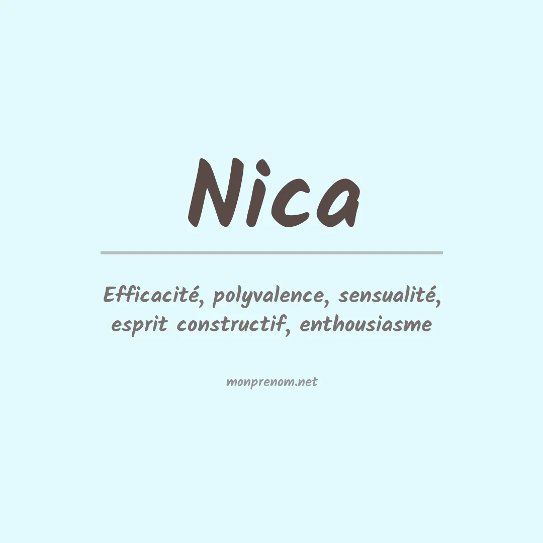 Signification du prénom Nica