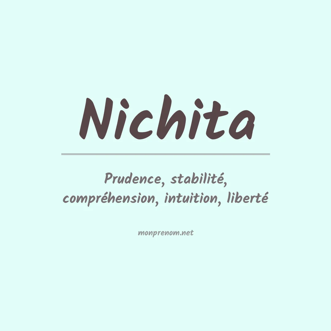 Signification du prénom Nichita