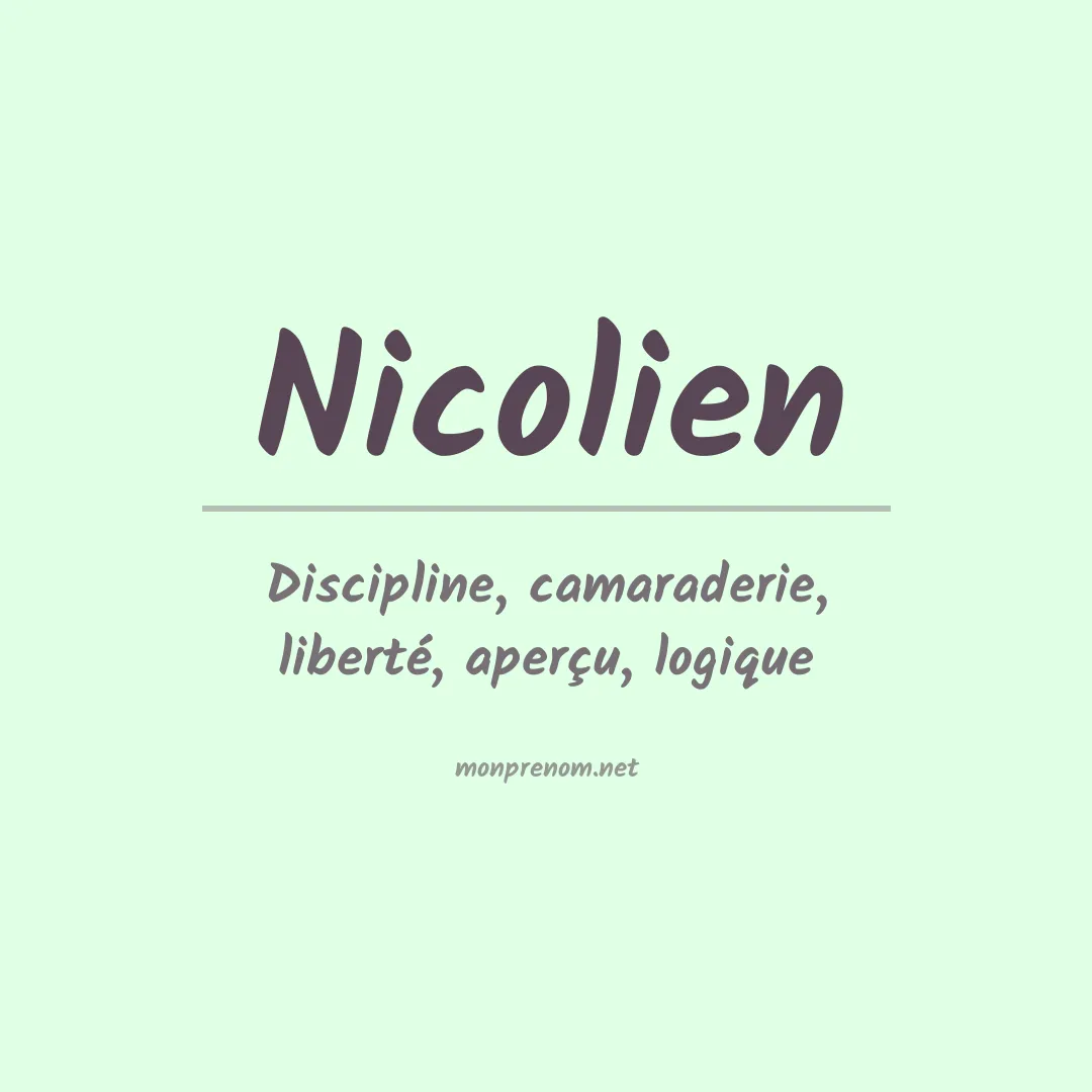 Prénom Nicolien