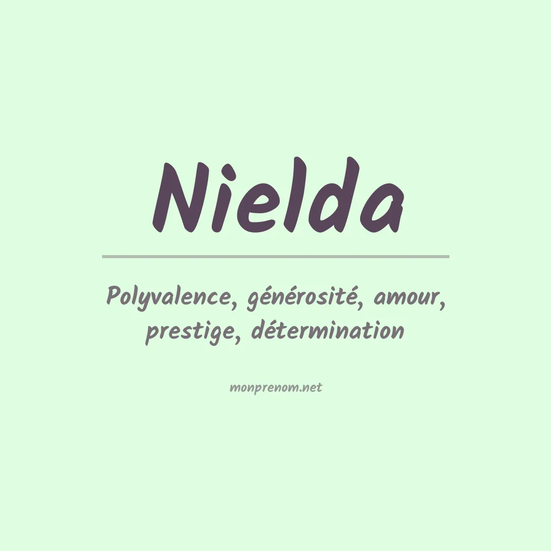 Prénom Nielda