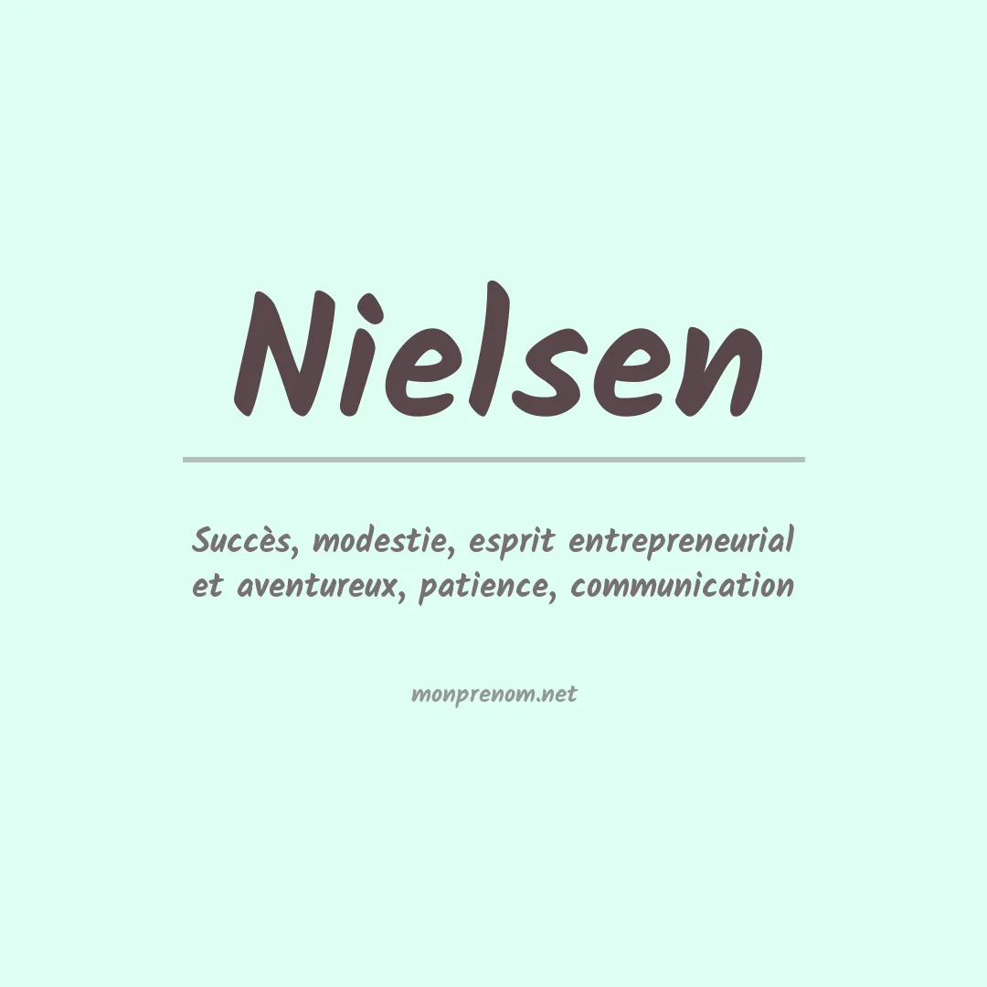 Prénom Nielsen